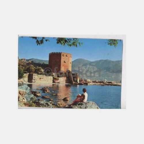 Alanya Kalesi Görünüşü Kartpostal