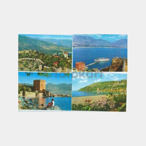 Alanya 5 Adet Görünüş Kartpostal - Görsel 2