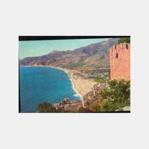 Alanya Kale Arkası Plajı Görünüş Kartpostal