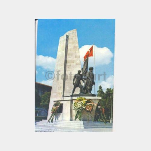 Beşiktaş Barbaros Heykeli Görünüş Kartpostal