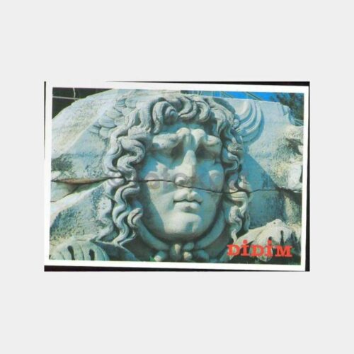 Didim Medusa Heykeli Görünüş Kartpostal