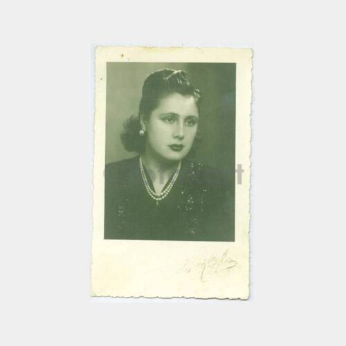 1940 Foto İzzet Kanzler - Güzel Kadın Fotoğraf