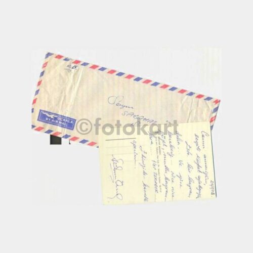 Sanatçı Füsun Önal'ın Annesine Gönd. Kartpostal