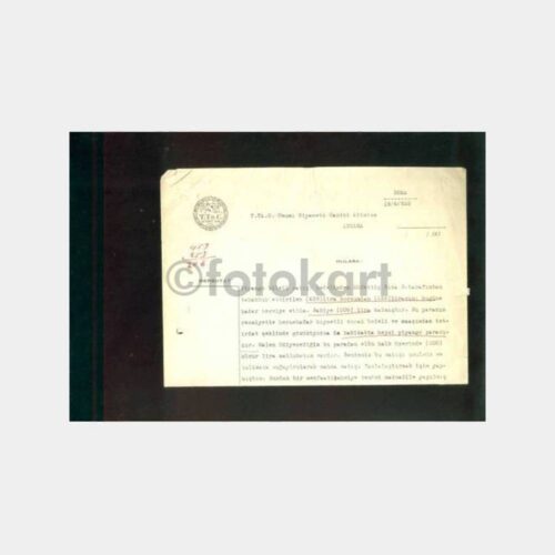 1933 Soma Tayyare Cemiyeti Başlıklı Yazısı