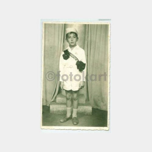 1957 Foto Akın Üsküdar - Sünnet Çocuğu Fotoğraf