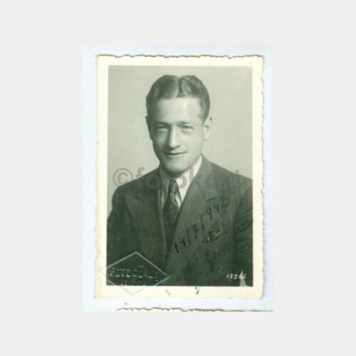 1942 Bursa -Foto Güneş- Bay Portre Fotoğraf