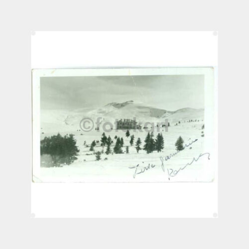1940 Bursa Uludağ Zirve Görünüş Fotokart