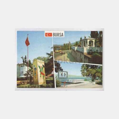 Bursa Süleyman Çelebi Karagöz Konulu Kartpostal