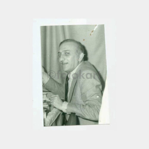1960 Milliyet Gazete Yazarı Namık Sevik Fotoğraf