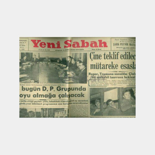 1951 Yeni Sabah Gazetesi - Kore Savaşları