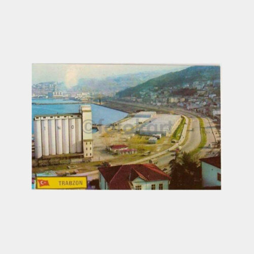 Trabzon TMO ve Sahilden Görünüş Kartpostal