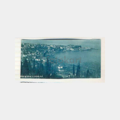 Trabzon Limanı Görünüş Nadir Fotokart