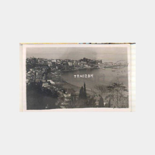 1939 Trabzon -Postadan Geçmiş- Nadir Kartpostal