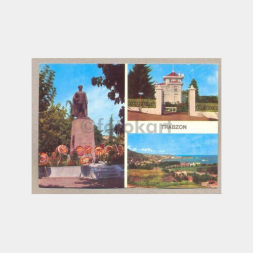 1974 Trabzon 3 Değişik Görünüş Kartpostal