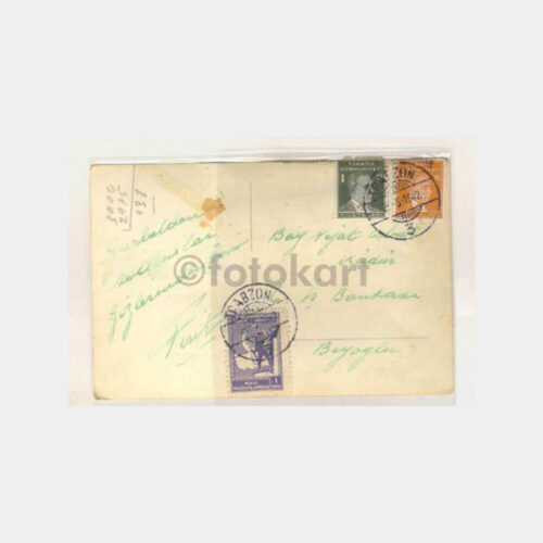 1942 Trabzon Çömlekçi Mahallesi Fotokart - Görsel 2