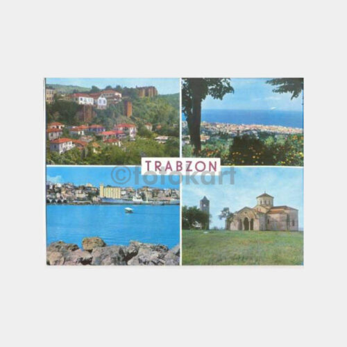 Trabzon 4 Değişik Görünüş Kartpostal