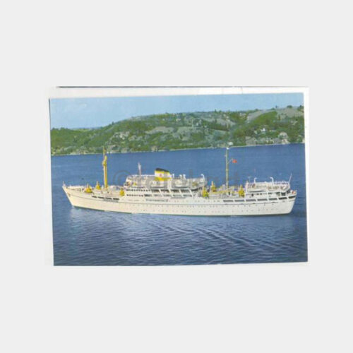 Denizyolları MV İzmir Vapuru Kartpostal