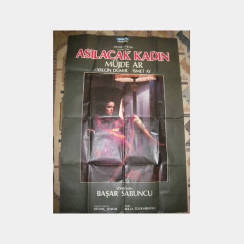 1986 Asılacak Kadın -Müjde Ar- Sinema Film Afişi