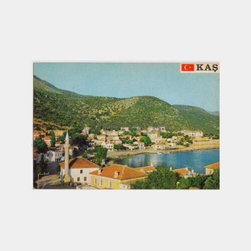 1980 Kaş Genel Görünüş Kartpostal