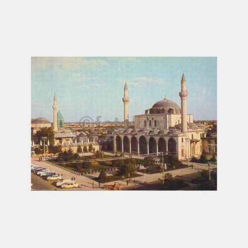 Konya Ulu Cami Mevlana Kartpostal