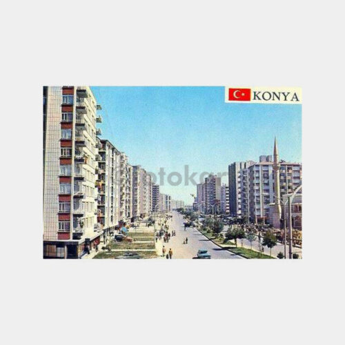 Konya Hilmi Nalçacı Caddesi Kartpostal