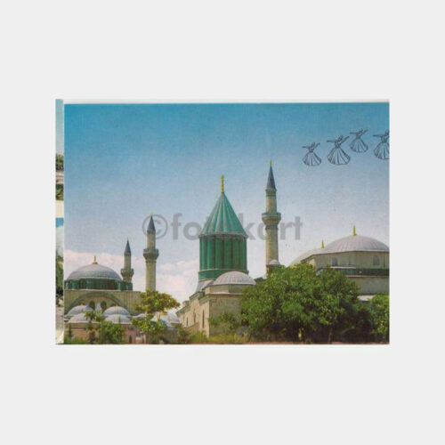 Konya Mevlana Genel Görünüş Kartpostal