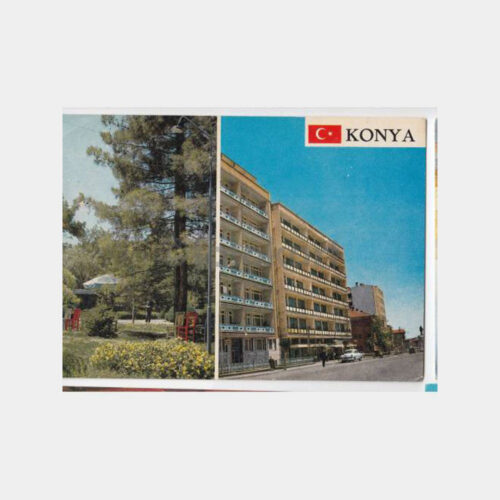 1975 Konya Muhtelif Görünüş Kartpostal