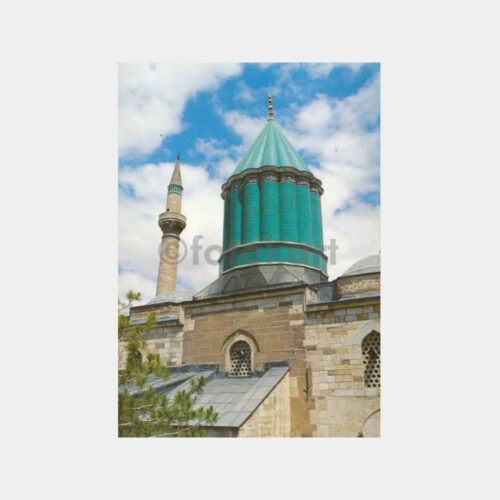 1978 Konya Mevlana Türbesi Dış Mekan Kartpostalı