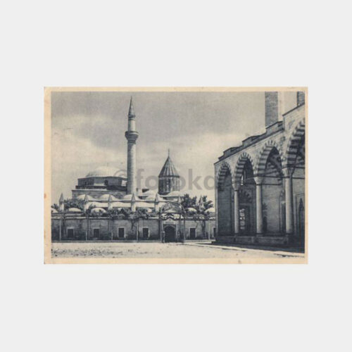 1958 Konya Mevlana Türbesi -Doğan Kardeş- Kartpostal