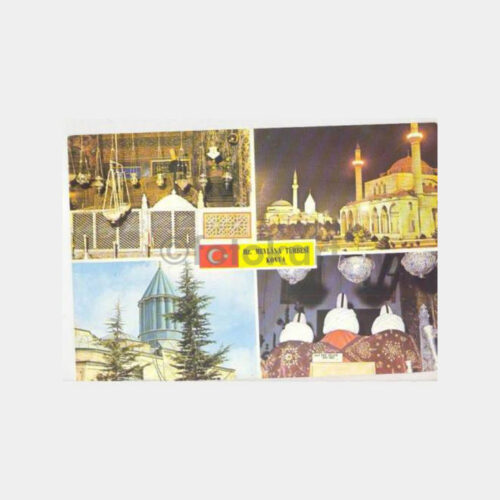 Konya Hz. Mevlana Türbesi Görünüş Kartpostal