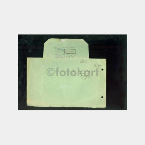 1930 Posta Damgalı Telgraf Kağıdı - Görsel 2