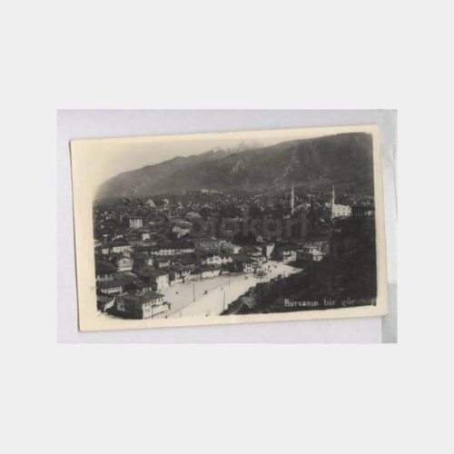 1952 Bursa Damgalı Postadan Geçmiş Fotokart