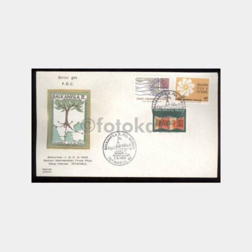 1966 Balkanfila Posta Pulu Sergisi FDC