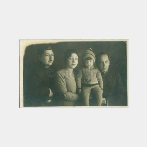 1932 Aile Görünüş Stüdyo Fotoğraf