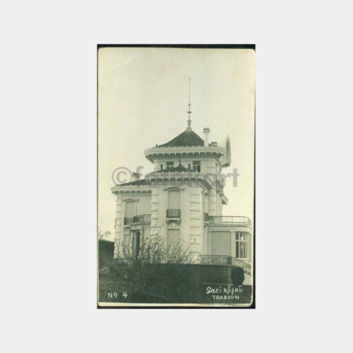 1940 Trabzon Gazi Köşkü Kartpostal