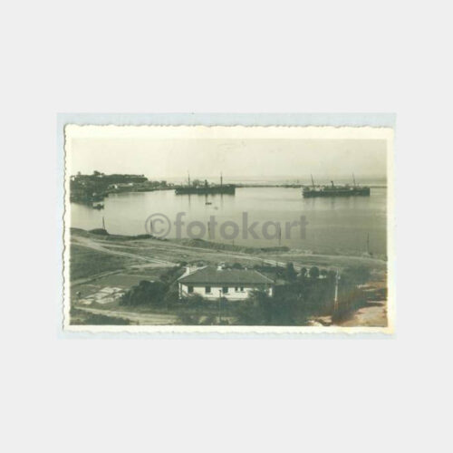 1940 Trabzon Limanı Görünüş Kartpostal