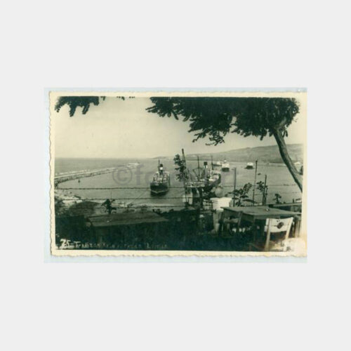 1940 Trabzon Limanı Görünüş Kartpostal