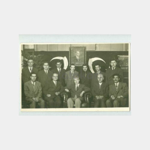 1950 Trabzon İl Yöneticileri Belgesel Fotoğraf