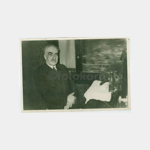 1946 Mareşal Fevzi Çakmak - Trende Arşiv Fotoğraf