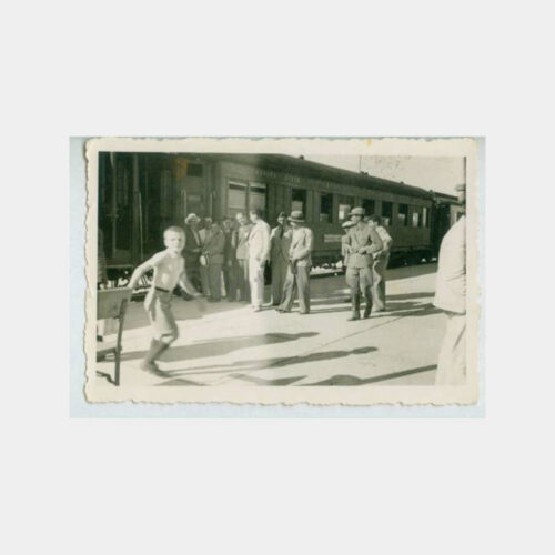 1934 Avrupa Sürat Katarları Tren İstasyon Fotoğraf
