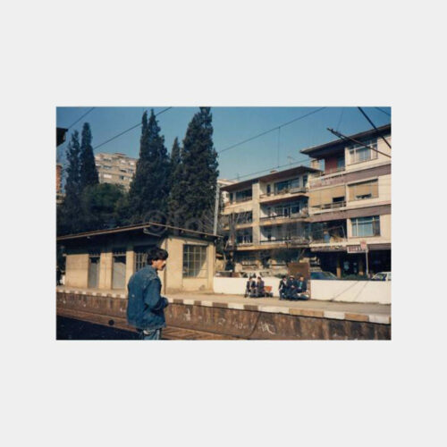 1989 Feneryolu Tren İstasyonundan 2 Adet Fotoğraf