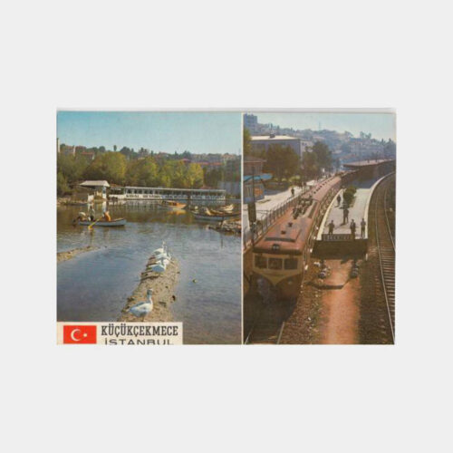 1980 Küçükçekmece Banliyö Treni Görünüş Kartpostal