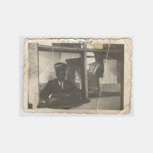 1935 Akçakale Tren İstasyon Şefi Fotoğraf