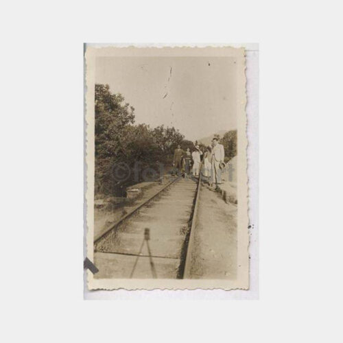 1933 Bursa Mudanya Tren Yolu Grup Fotoğraf