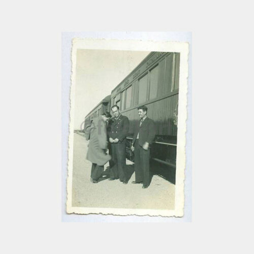 1940 Tren Vagonu Önünde Görünüş Fotoğraf