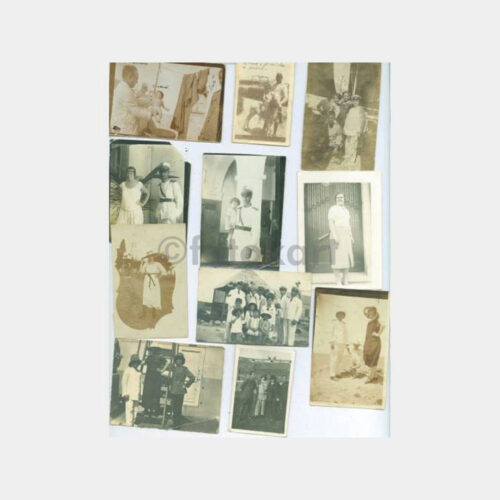 1923 İtalyan Aile Seyahat Albüm Fotoğrafları