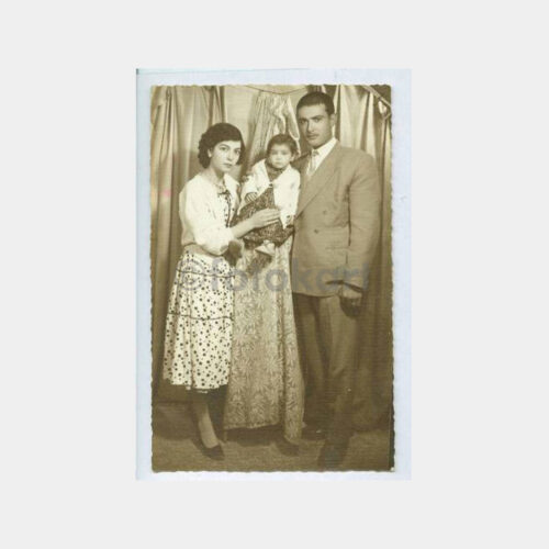 1950 Konya -Foto Behçet- Aile Görünüş Fotoğraf