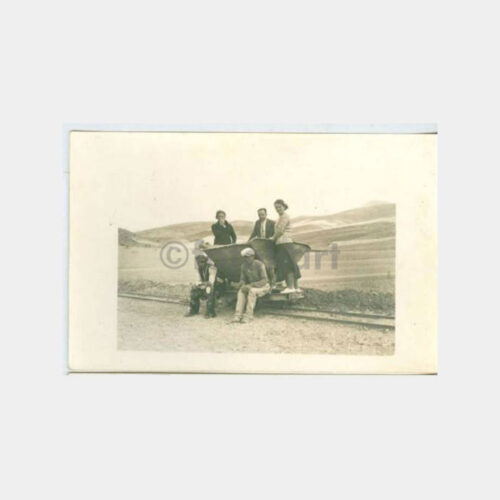 1940 Maden Sahasında Aile -Krom?- Fotoğraf
