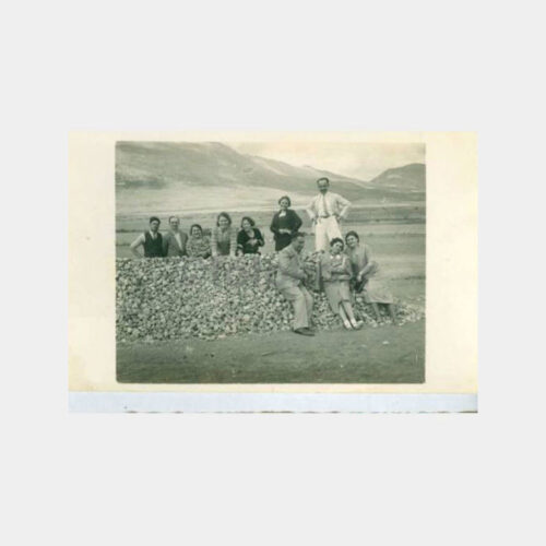 1940 Maden Sahasında Aile -Krom?- Fotoğraf - Görsel 3