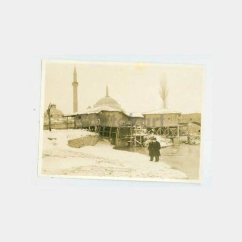 1940 Anadolu Şehir Kış Manzarası Fotoğraf
